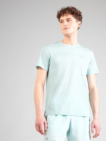 UNDER ARMOUR Funkcionalna majica 'Velociti' | zelena barva: sprednja stran