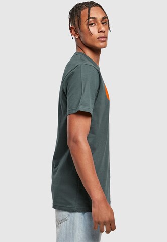 ABSOLUTE CULT Shirt 'Mickey Mouse - Halloween Cobweb' in Green