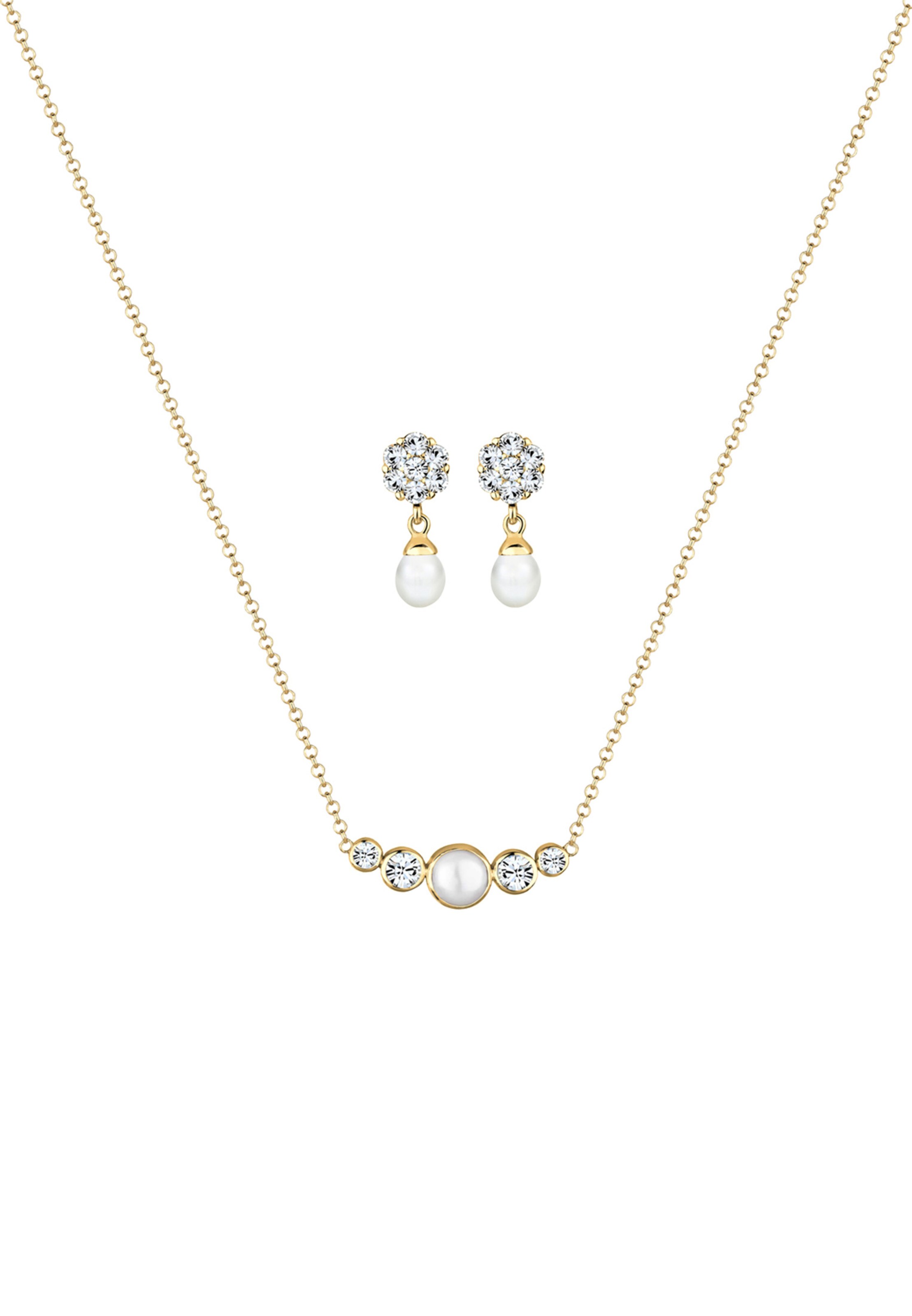 ELLI PREMIUM Schmuckset in Gold