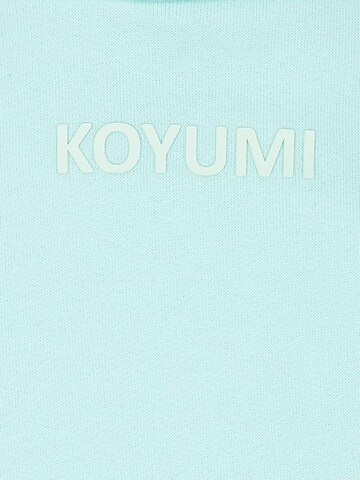 Koyumi Sweatshirt 'Free your Neck' in Groen