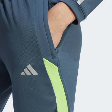 ADIDAS PERFORMANCE Tapered Sportbroek 'Tiro 23 Competition Winterized' in Blauw