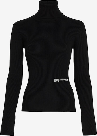 juoda KARL LAGERFELD JEANS Megztinis: priekis