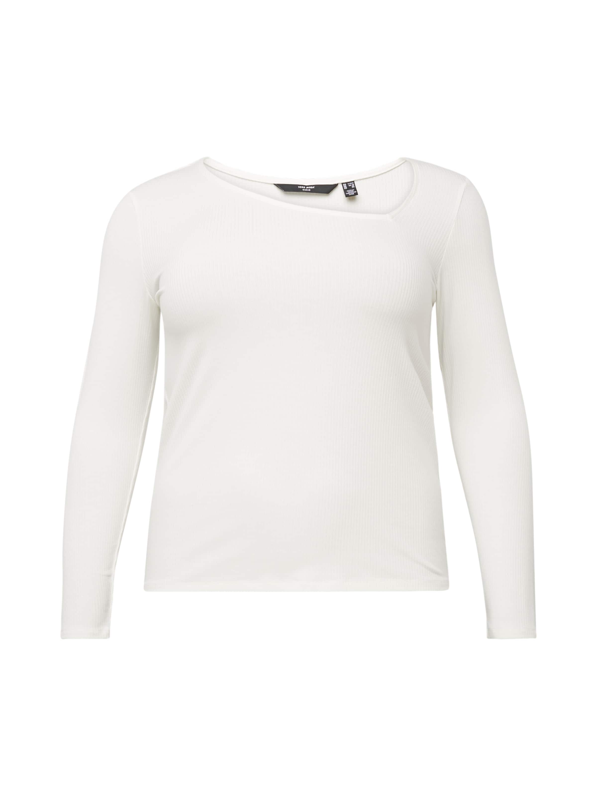 Vero Moda Curve Shirt 'VMCCarina' in White: front
