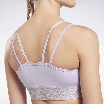 Reebok Bustier Sport-BH in Lila