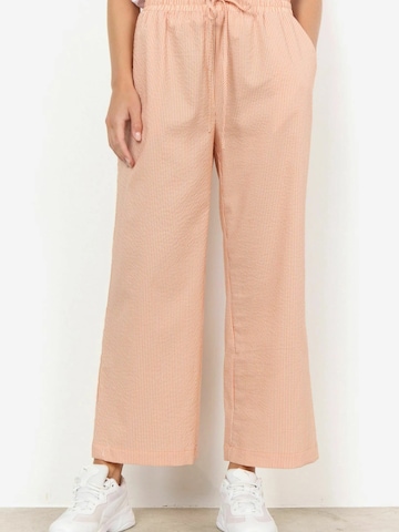 Soyaconcept Wide Leg Bukser 'Emmelin 5_B' i orange: forside