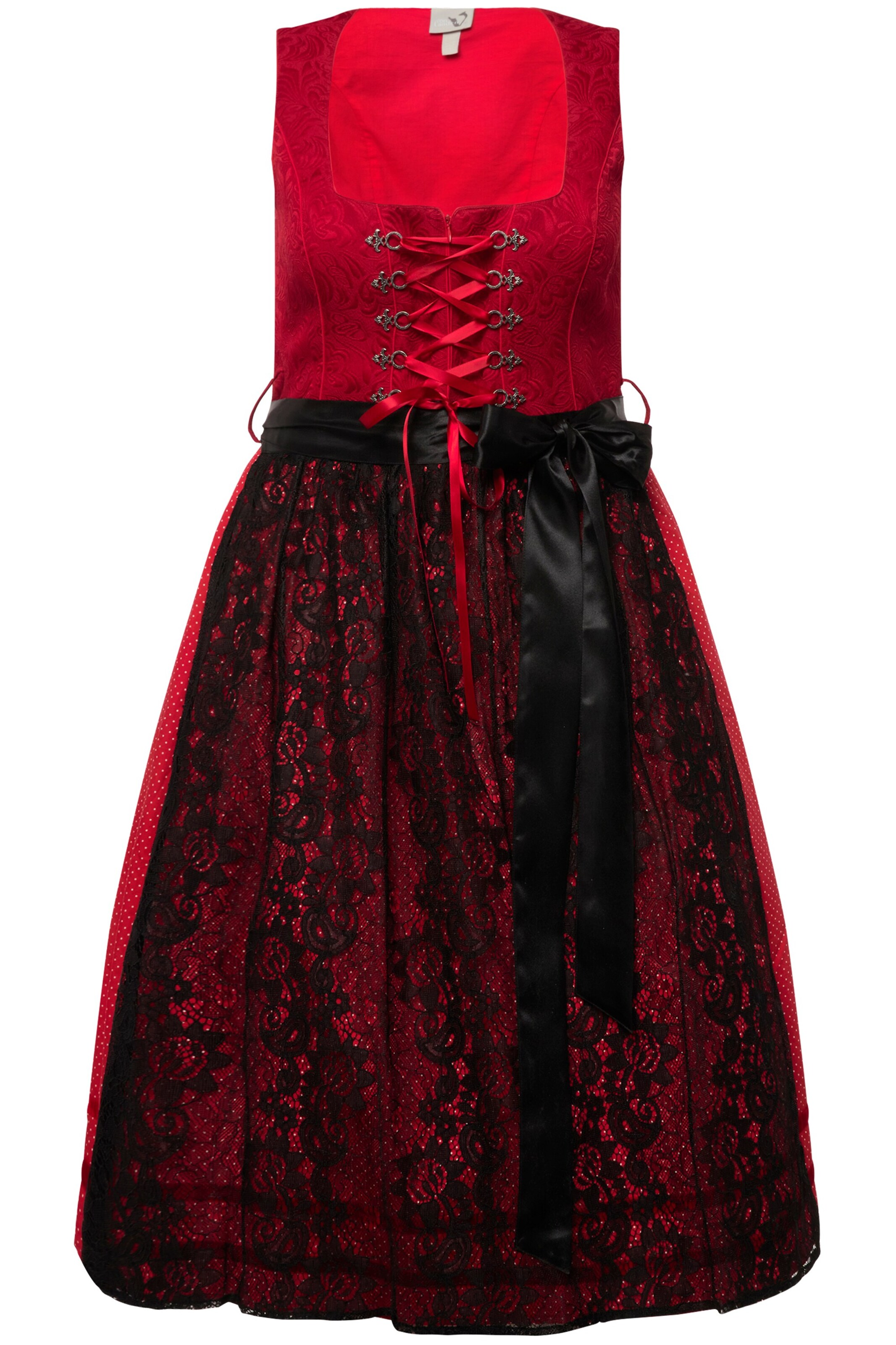 Ulla Popken Dress in Red: front