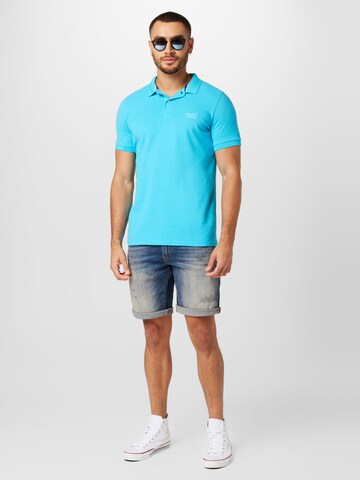 Superdry Shirt in Blauw