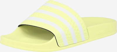 ADIDAS ORIGINALS Natikače 'Adilette' u limun žuta / bijela, Pregled proizvoda