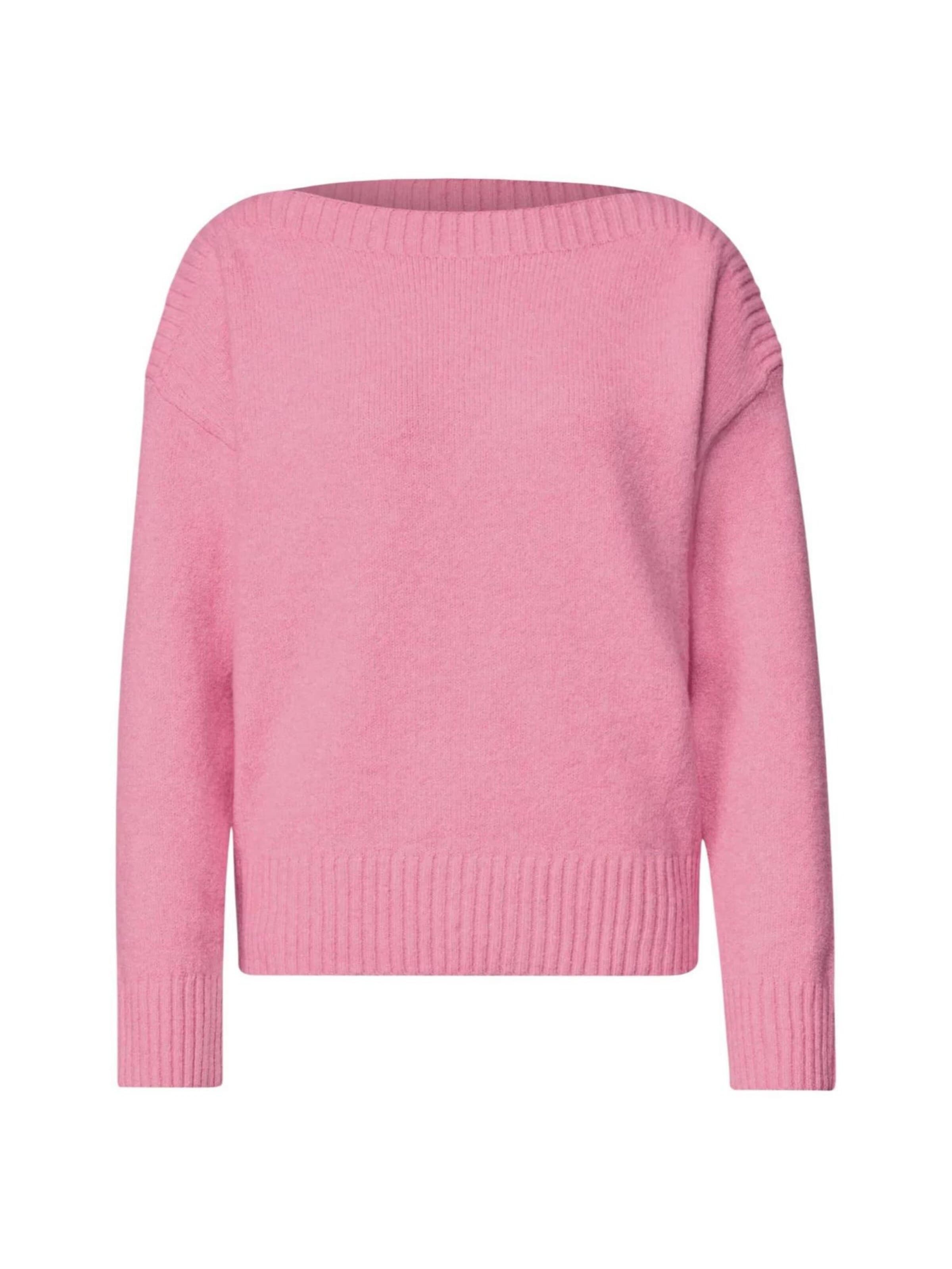 Pullover 'cosy u-boat sweater 304055' di STREET ONE in rosa: frontale