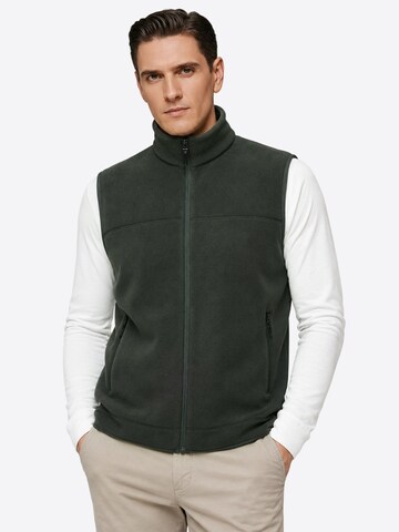 ALLTHEMEN Vest 'Spielraum' in Green: front