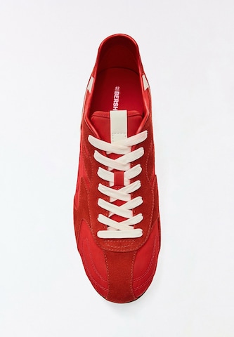 Bershka Platform trainers in Red