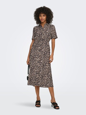 Robe 'ONLAris' ONLY en beige : devant