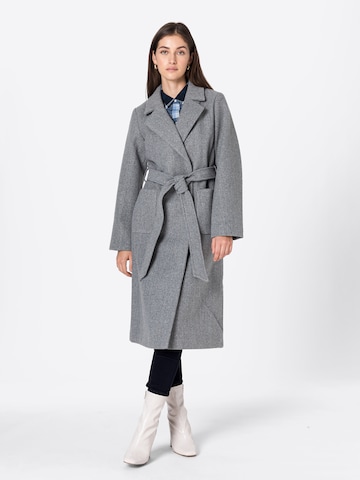 Manteau mi-saison Warehouse en gris : devant