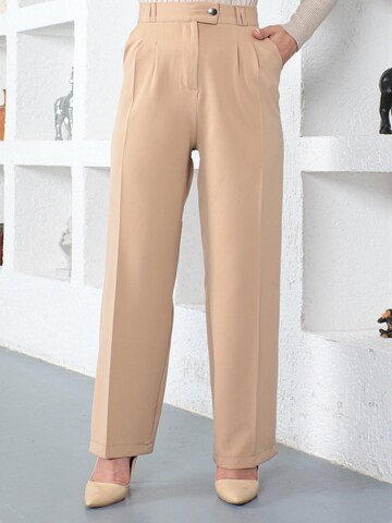 MODAMIHRAM Regular Broek in Beige