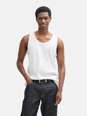 TOM TAILOR DENIM Shirt in Wit: voorkant