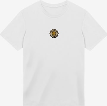 F4NT4STIC T-Shirt 'Happy Flower' in Weiß: Vorderseite