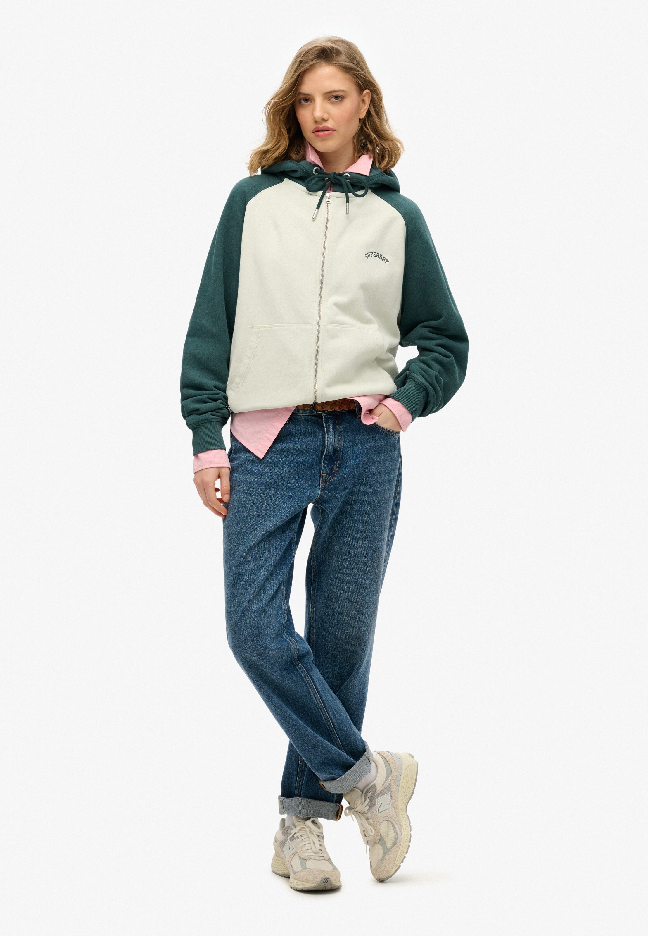 Superdry Sweatvest 'Essential' in Wit