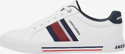 JACK & JONES Sneakers low 'GORGON' i mørkeblå / rød / hvit, Produktvisning