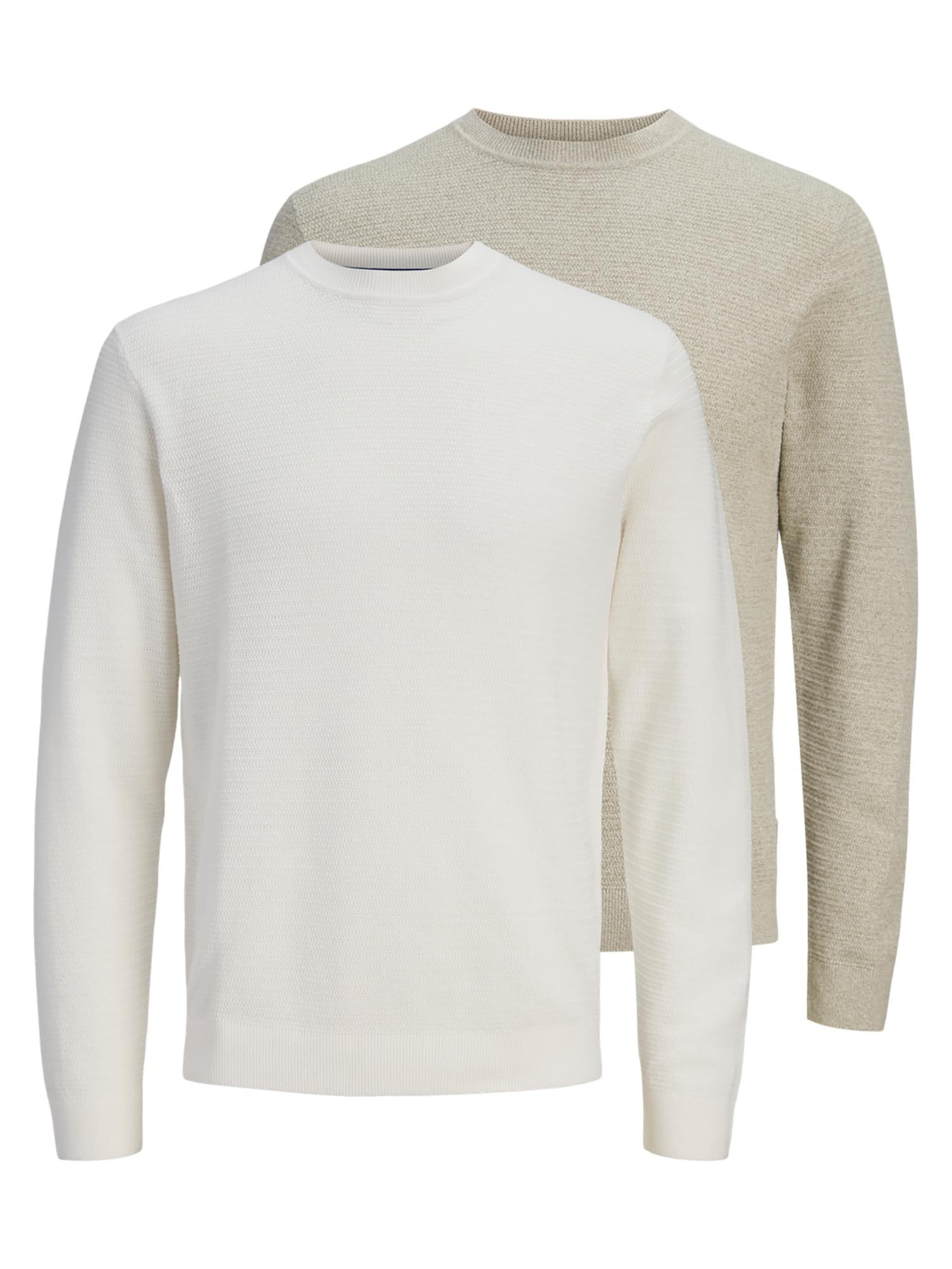 JACK & JONES Sweater 'Bluriley' in Brown: front