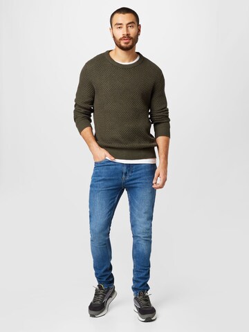 SELECTED HOMME Pullover 'AVIAN' i grøn