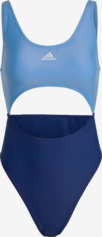 ADIDAS PERFORMANCE Active Swimsuit in Blue: front