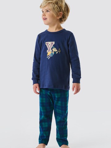 SCHIESSER Pajamas ' Rat Henry ' in Blue