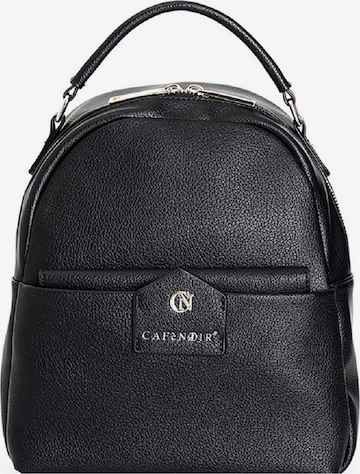 CAFè NOIR Rucksack in Schwarz: Vorderseite