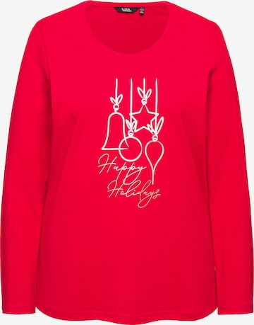 T-shirt Ulla Popken en rouge : devant