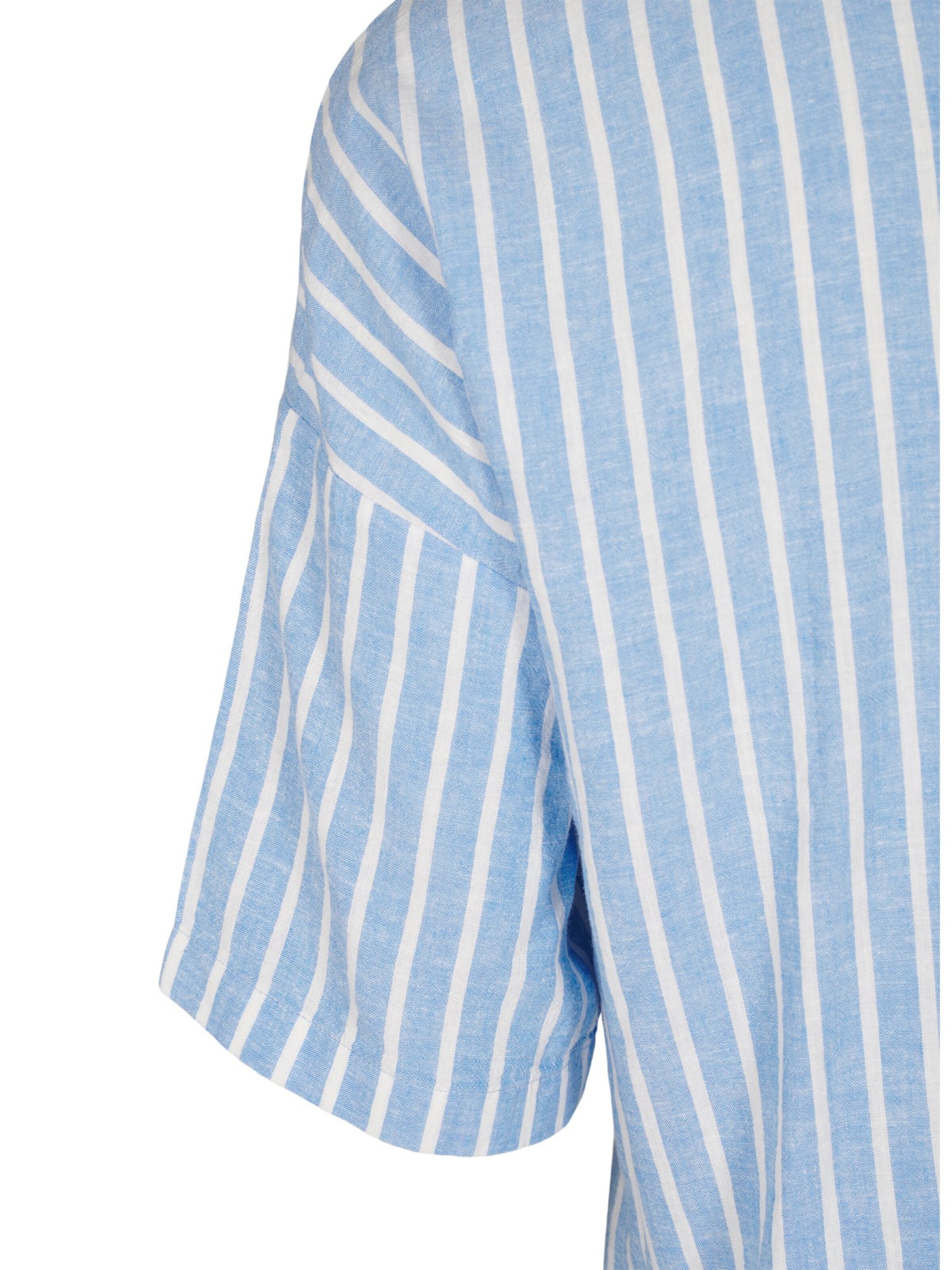 Zizzi Bluse 'Vlina' in Blau