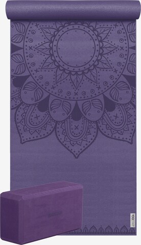 YOGISTAR.COM Mat in Purple: front