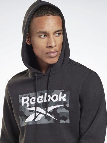 Reebok - Sudadera con cremallera 'Reebok Camo' en negro