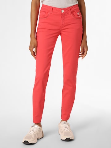 MOS MOSH Slimfit Kalhoty – pink: přední strana