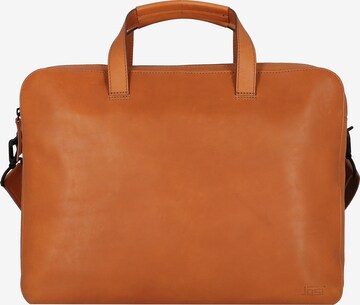 JOST Document Bag in Brown: front