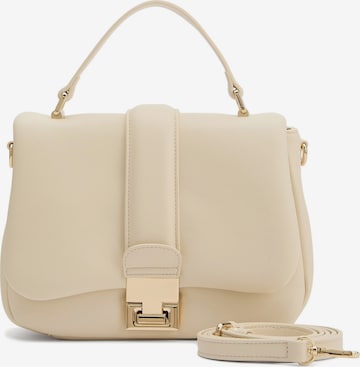 Seidenfelt Manufaktur Tasche 'Evje' in Beige: Vorderseite