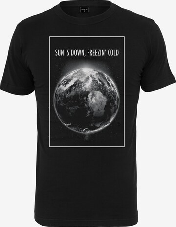 MT Men Shirt 'Freezing Cold' in Zwart: voorkant