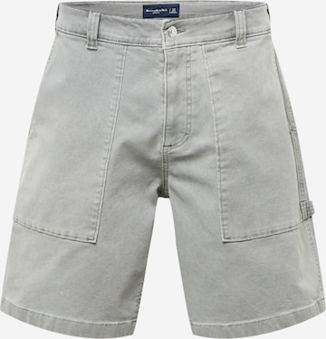 regular Pantaloni di Abercrombie & Fitch in grigio: frontale