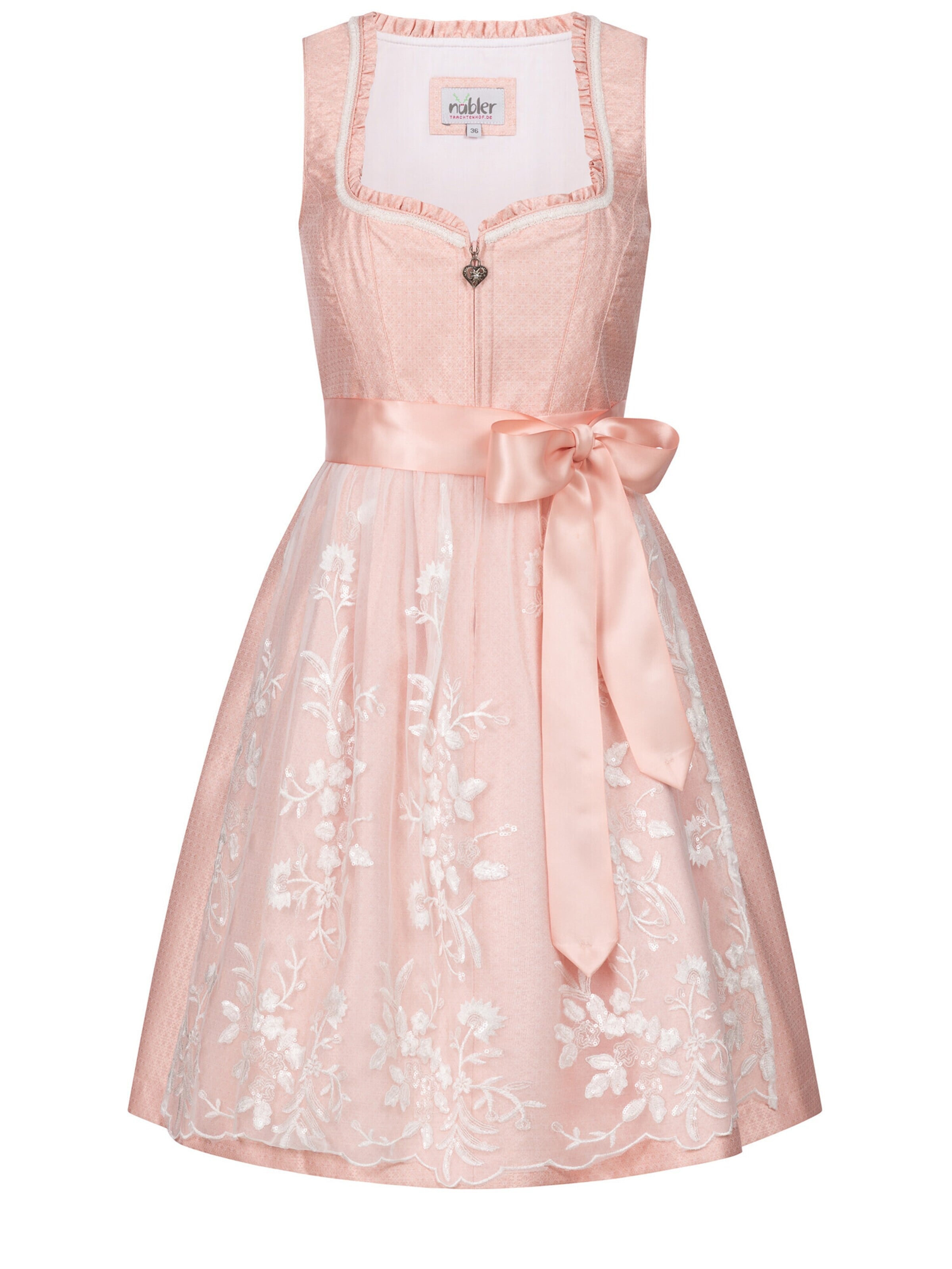 Trachtenhof Nübler Dirndl 'Midi Dirndl Gardi' in 32 in Pink, Item view