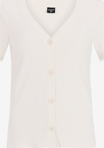 PROTEST Shirt 'PRTOval' in Weiß: Vorderseite