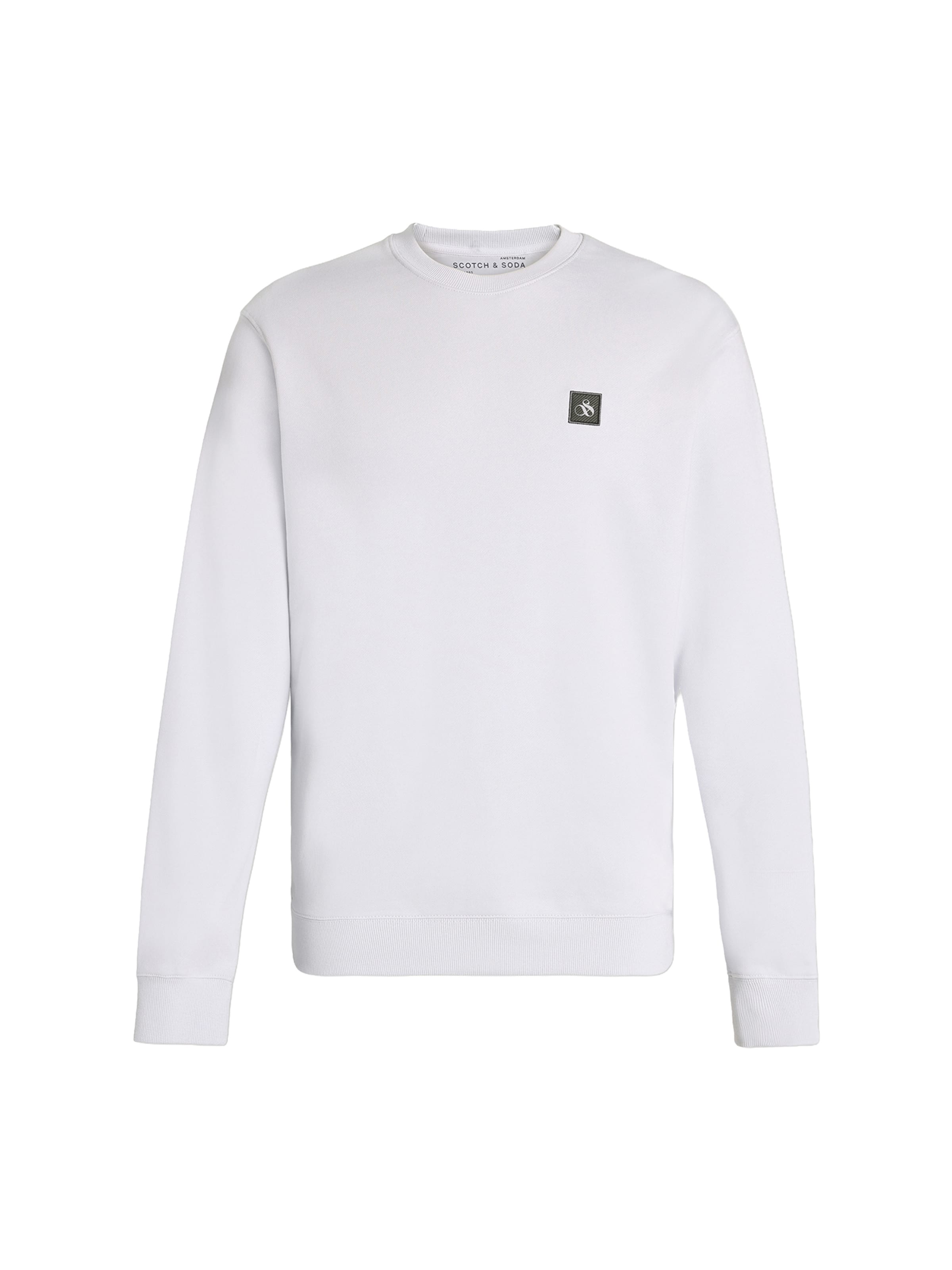 SCOTCH & SODA Sweatshirt 'Seasonal Core' i grå: framsida
