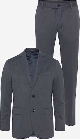 BRUNO BANANI Slim fit Suit in Grey: front