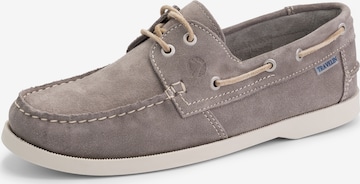 Travelin Moccasins 'Penzance ' in Grey: front