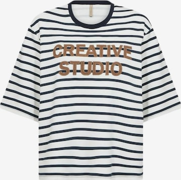 Soyaconcept Top ' SC-BARNI ' in Blue: front