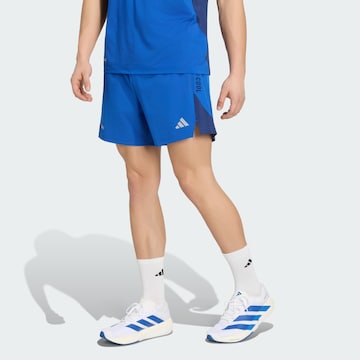 Regular Pantalon de sport 'Tech Apparel' ADIDAS PERFORMANCE en bleu : devant