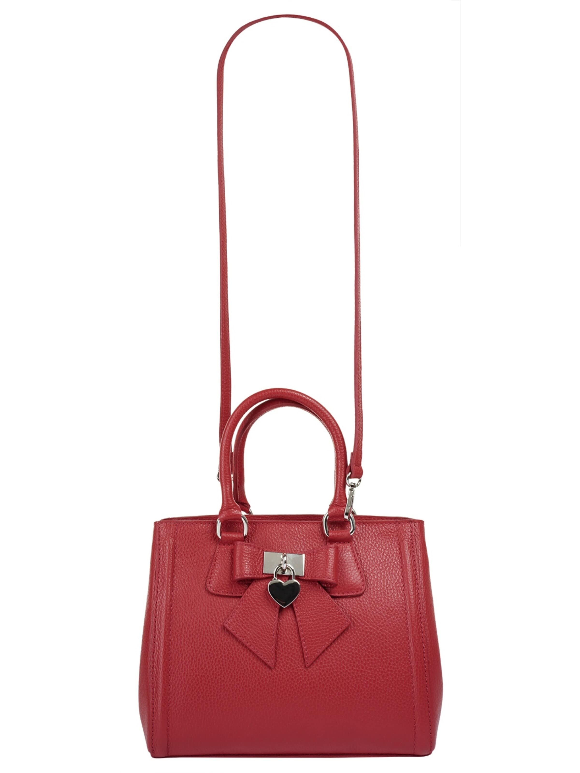 Cluty Handbag 'SOLCUORE' in Red