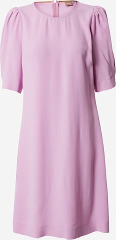 BOSS Black Koktejlové šaty 'Dawena' – pink: přední strana