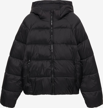 Pull&BearPrijelazna jakna - crna boja: prednji dio