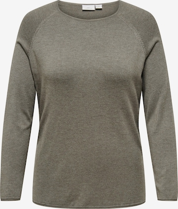 ONLY Carmakoma Sweater 'CARLADY' in Brown: front