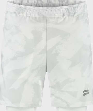 Fortex Fitness Sportbroek 'Active 2-in-1 Shorts' in Wit: voorkant