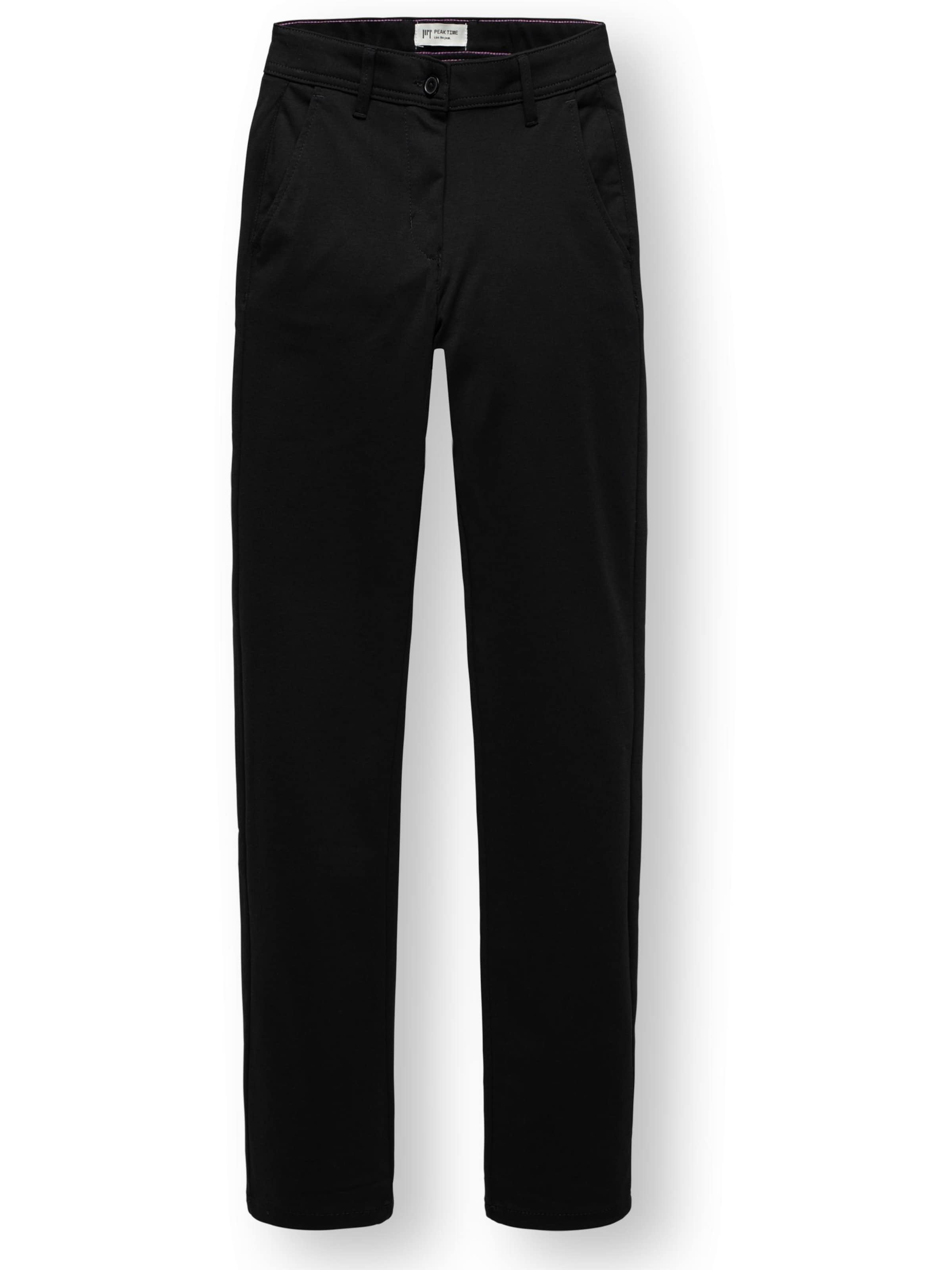 Skinny Pantalon 'Aurele' Peak Time en noir : devant