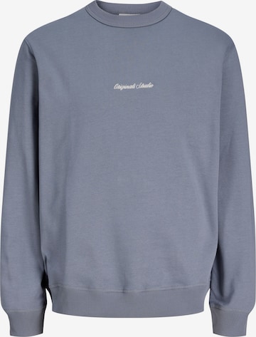 Sweat Jack & Jones Junior en bleu : devant